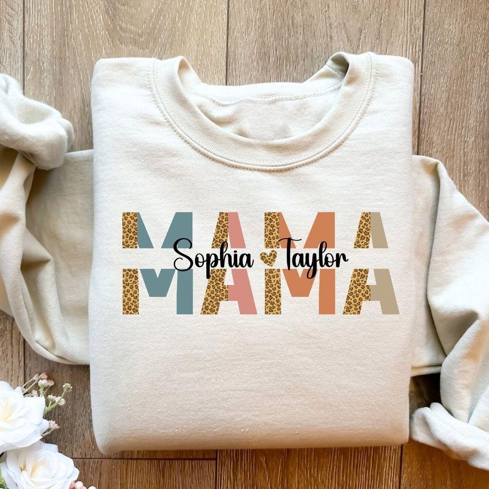 Personalized Leopard Mama Vuitino Apparel